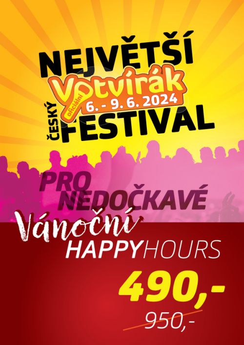 Vstupné na Votvírák 2024 NEJVĚTŠÍ český festival